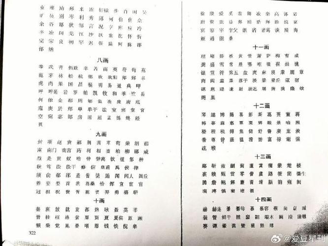 姓名笔画排序