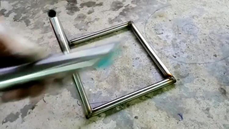 自制手动拉线机