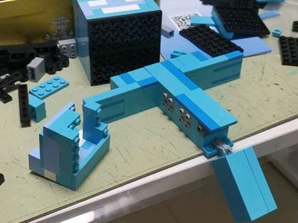 我的世界凋零怎么用乐高拼