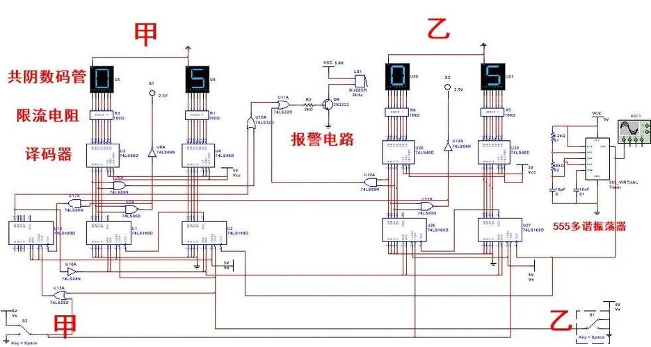 六十秒倒计时电路