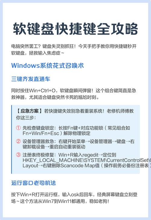 电脑软键盘的打开方式