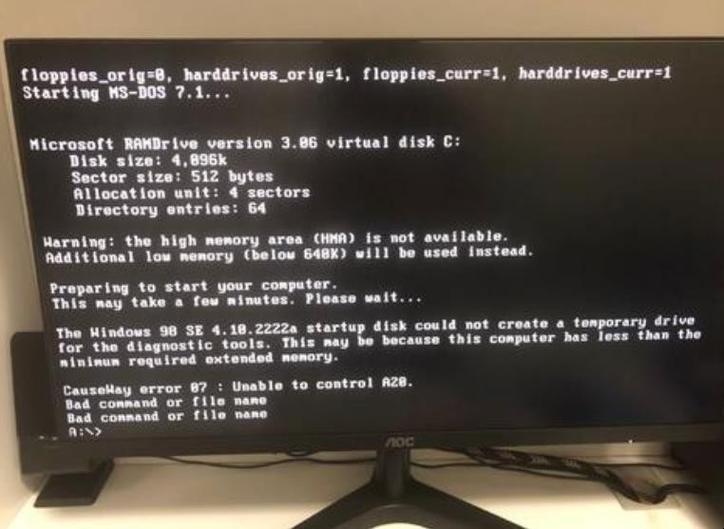台式机突然断电后无法开机