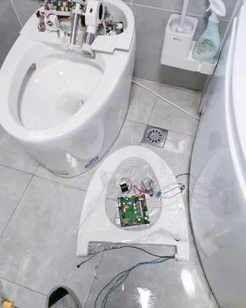 智能马桶不冲水了哪里的问题