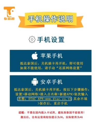 在泰国旅游怎么用手机