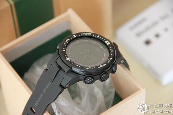 卡西欧prw3000自动收波时间