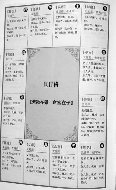 紫微命盘详解(免费版)