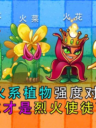植物大战僵尸火系植物