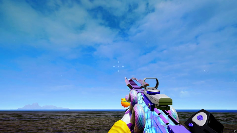pubg蓝色连衣裙