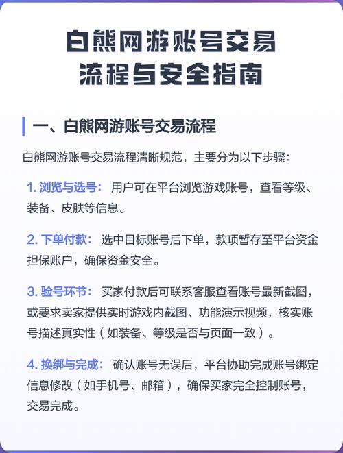 白熊网游账号交易