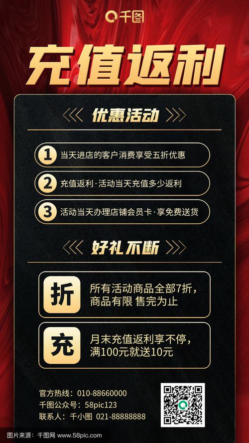 充值返利活动
