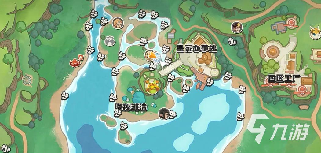 洛克王国隐藏地图编号