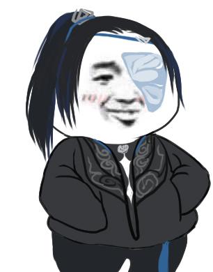 手插口袋表情包图片