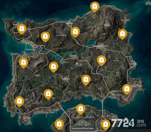 海岛密室地图