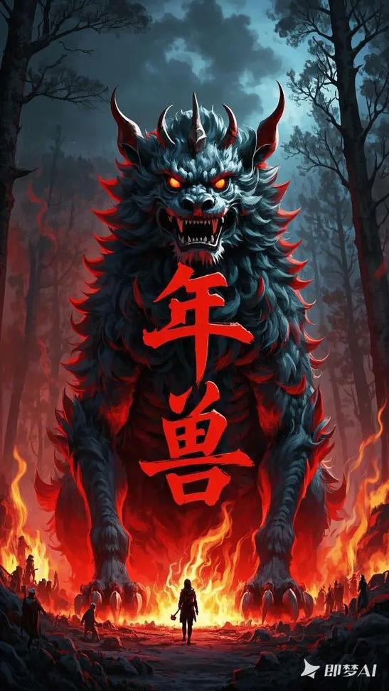 抖音极速版年兽