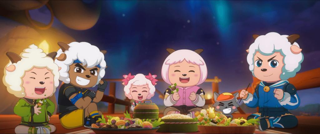 灰太狼把喜羊羊绑起来