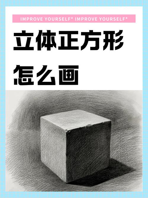 如何画立体正方形