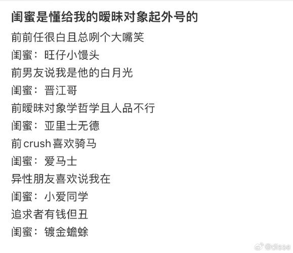 情侣暧昧的外号截图