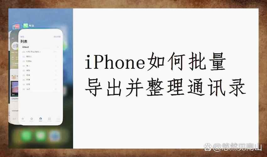 苹果手机如何存联系人号码