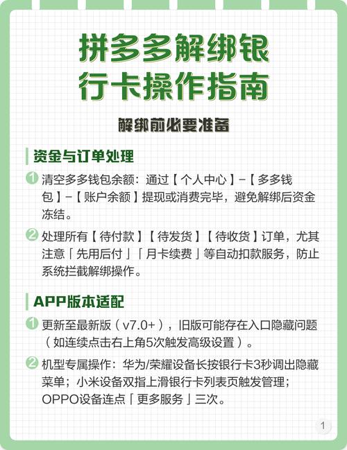 拼多多上怎么解绑银行卡?