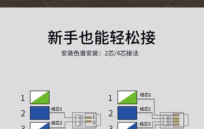 电话4芯接法图解缩略图
