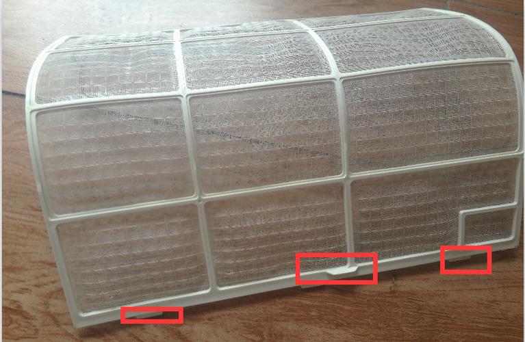 美的空调滤网拆卸视频