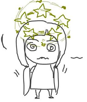打完喷嚏眼睛冒星星图标