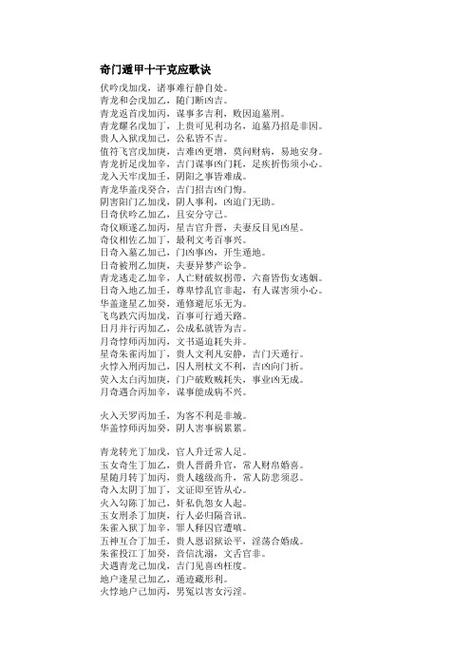 奇门遁甲总口诀图标