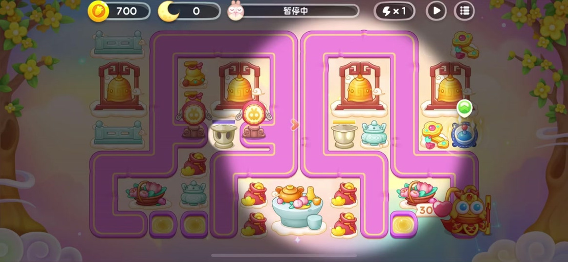 保卫萝卜3博物馆9关攻略图解法