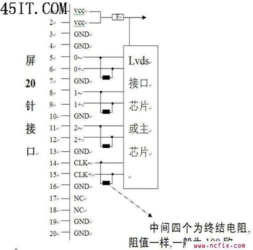 液晶屏排线接口定义改装