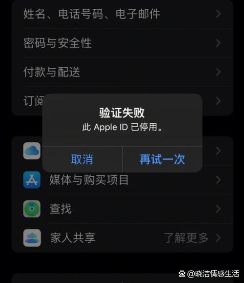 苹果手机id已停用怎么办