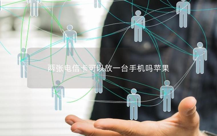 苹果能用两个电信卡吗