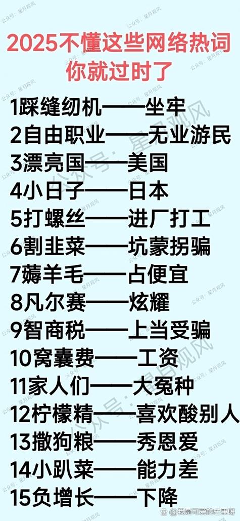 2025最火网络名词