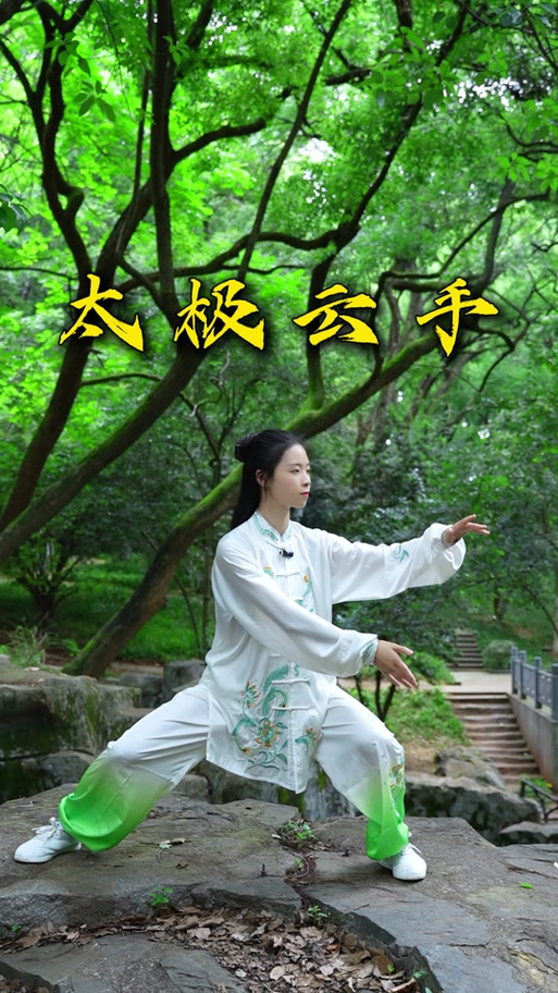 太极原地云手