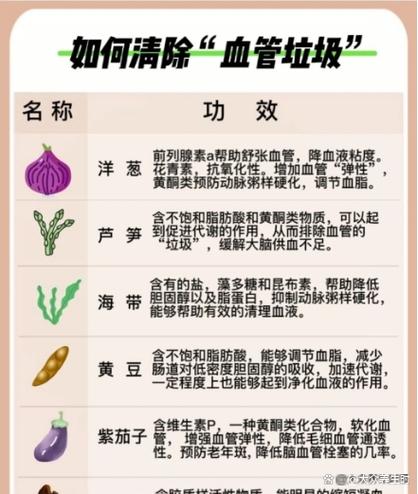 软化血管最好的六种