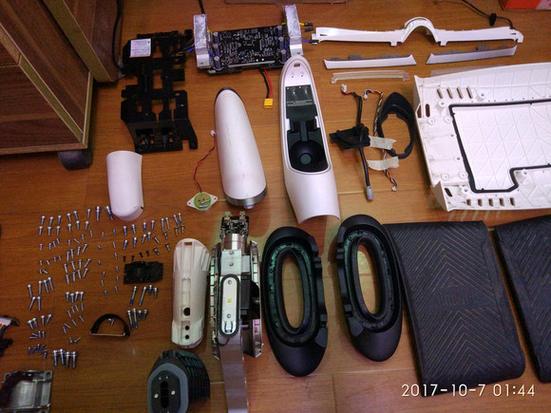 小米平衡车腿控拆不下来