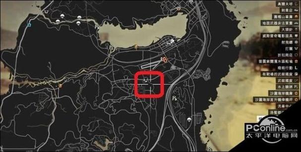 GTA5崔佛家位置图