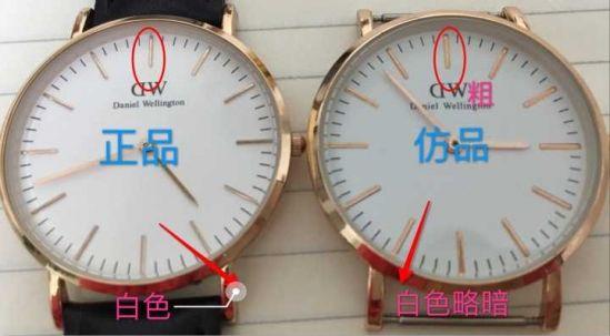 dw手表真假辨别图解