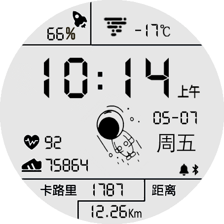 太空人表盘视频图标