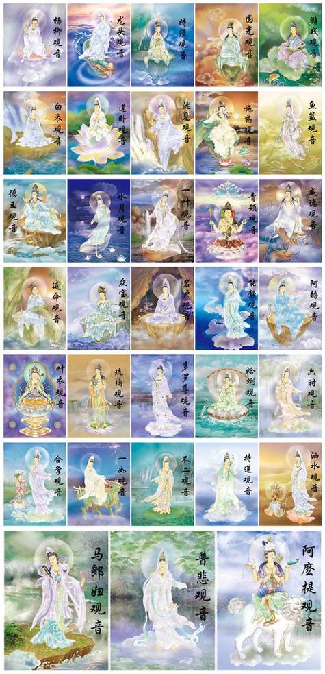 观音化身有多少都有谁