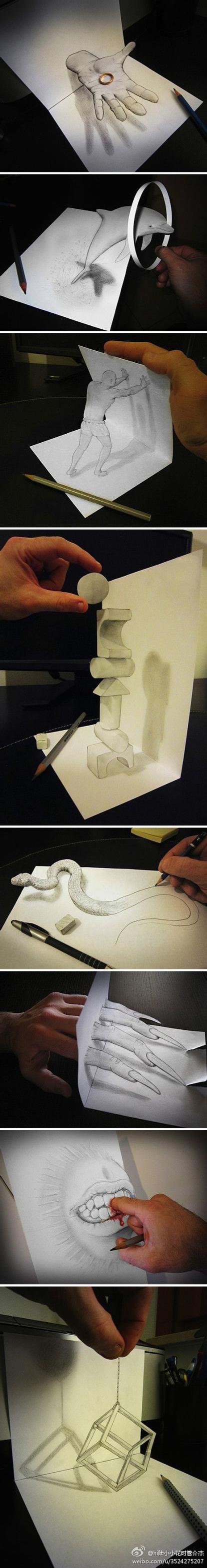 3d彩绘画图片大全