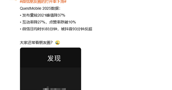 朋友圈打开率