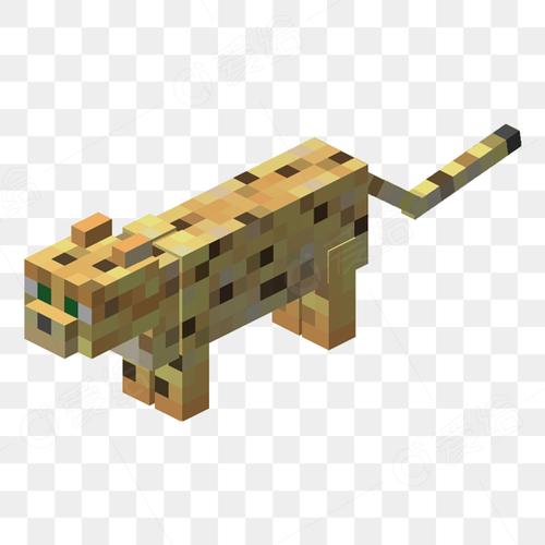 我的世界豹猫简笔画