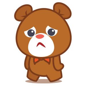 小熊emoji表情可复制