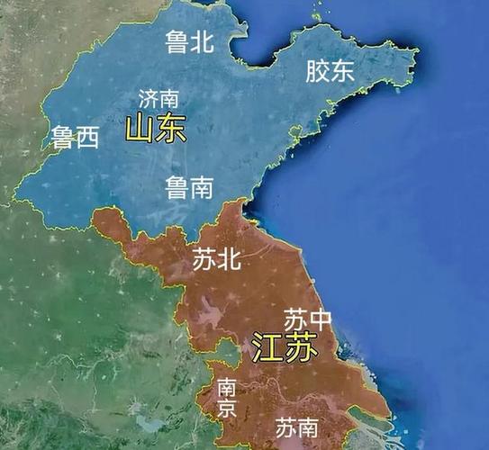 山东江苏地图