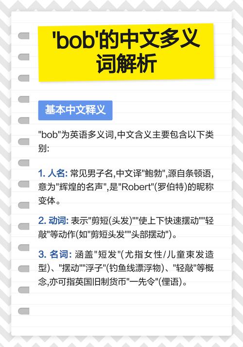 bob什么意思