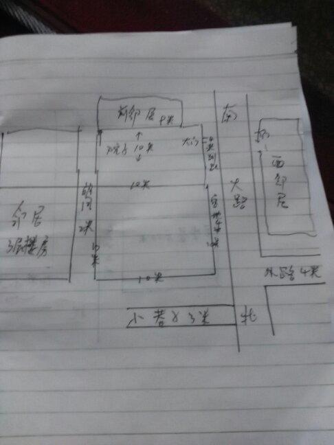 院子大门正对小路图解