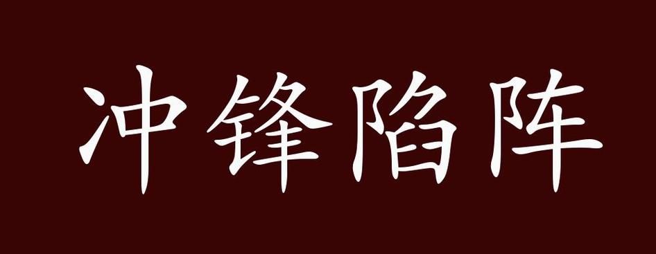 冲锋陷阵一雨斤打成语