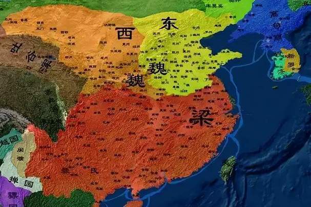 南朝梁版图多大