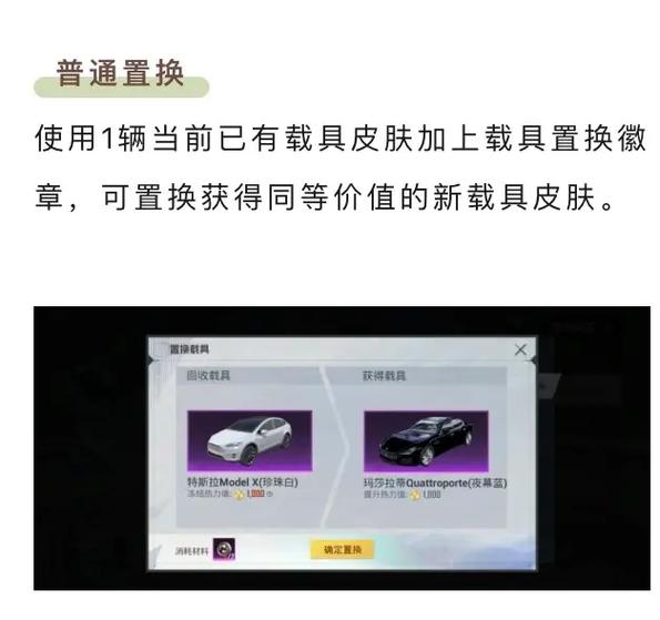 载具置换徽章怎么用游戏截图