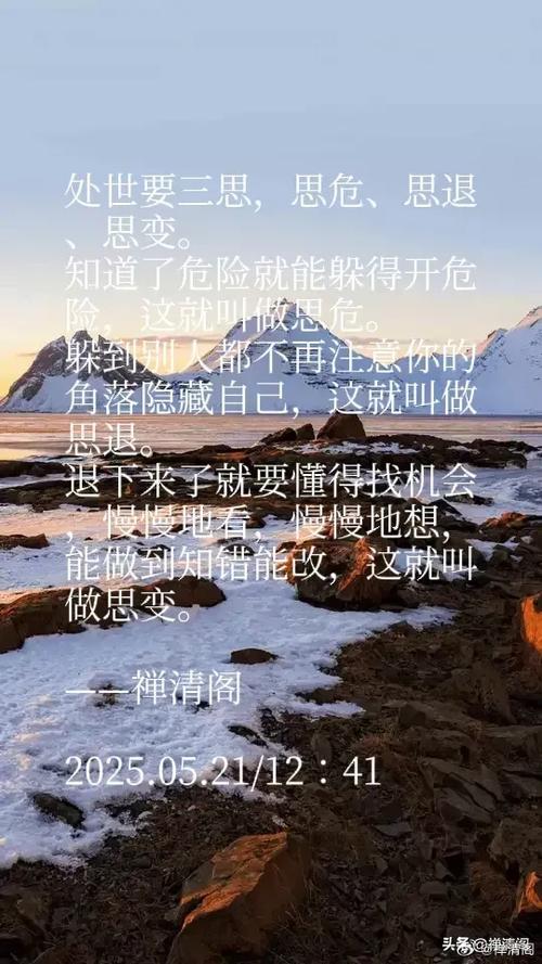 什么叫三思,思危,思退,思变